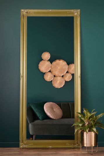 Hamilton Vintage Gold Antique Design Large Dress Mirror 167 x 76 CM