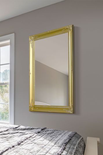 Hamilton Vintage Gold Antique Design Wall Mirror 107 x 76 CM