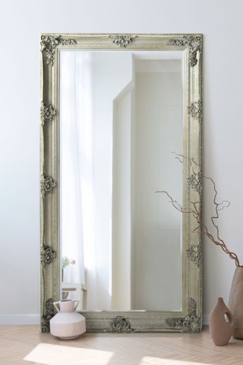 Davenport Silver Ornate Flourish Full Length Mirror 168 x 78 CM